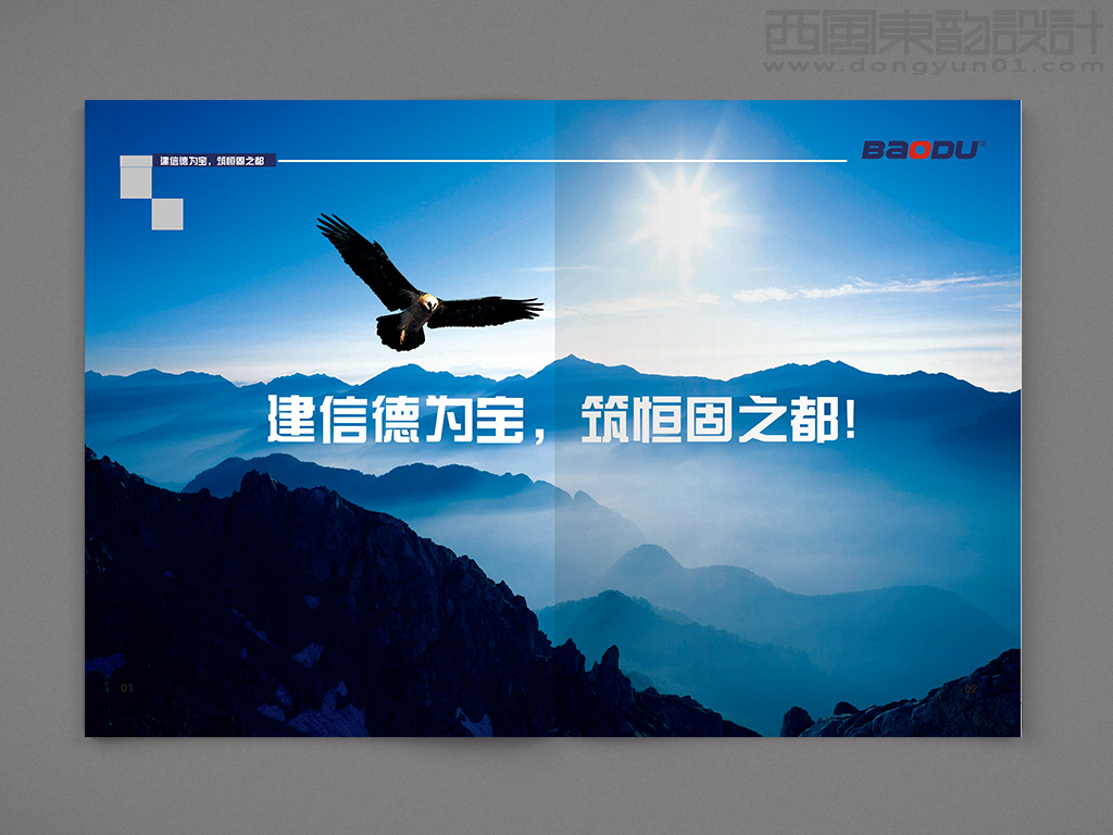 寶都鋼結(jié)構(gòu)集團(tuán)公司畫(huà)冊(cè)扉頁(yè)設(shè)計(jì)