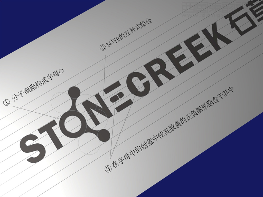 石草溪品牌logo設計創(chuàng)意說明