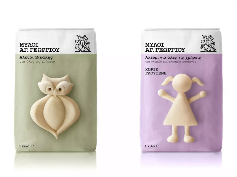 St. George's Mills 面粉包裝設(shè)計