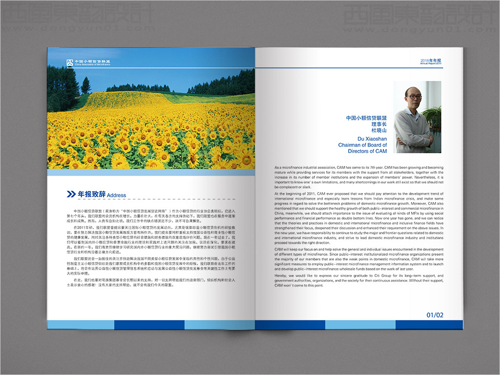 中國(guó)小額信貸聯(lián)盟年報(bào)設(shè)計(jì)之年報(bào)致辭內(nèi)頁設(shè)計(jì)