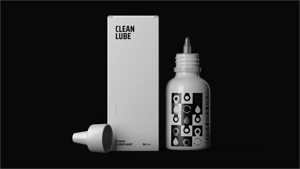 Clean lube自行車鏈條潤滑油包裝設(shè)計(jì)