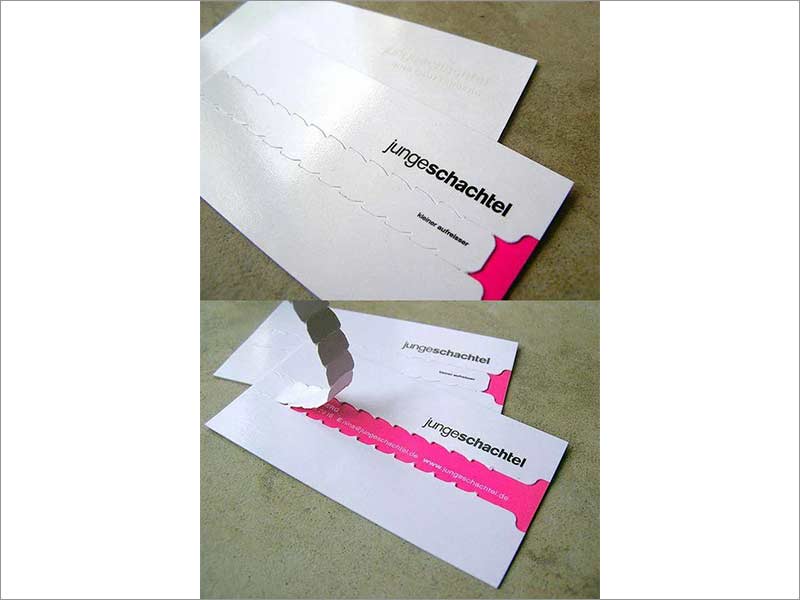 俏皮互動的名片設(shè)計 俏皮互動的名片設(shè)計