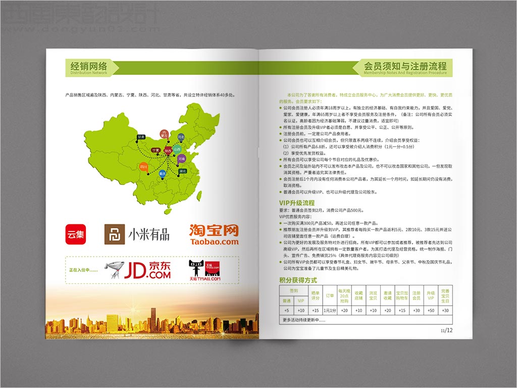 江蘇昆山天使生物科技有限公司宣傳畫冊設計之會員須知內(nèi)頁設計