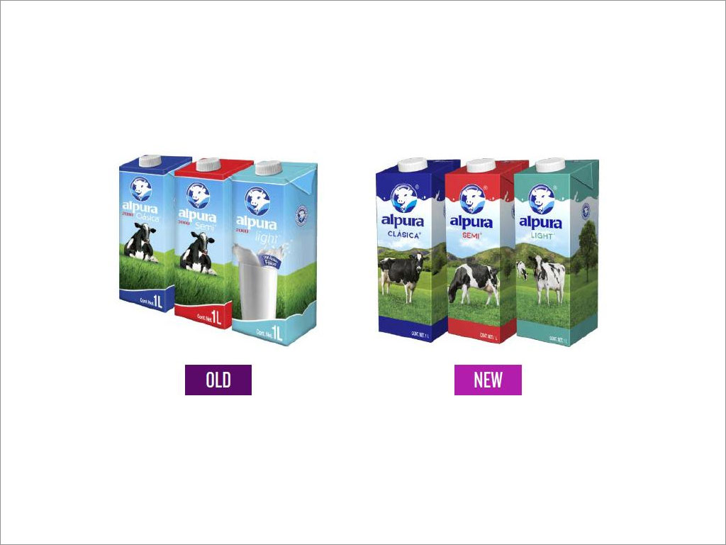 墨西哥乳制品合作社Alpura重新優(yōu)化設(shè)計的牛奶包裝 墨西哥乳制品合作社Alpura重新優(yōu)化設(shè)計的牛奶包裝