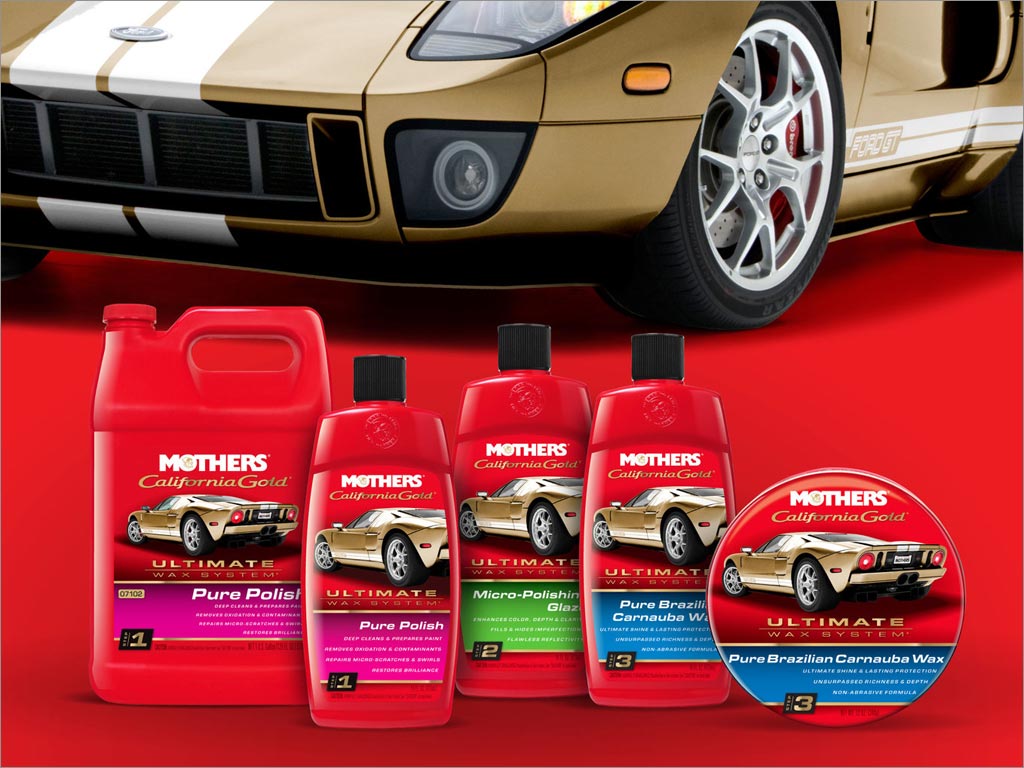 美國MOTHERS汽車美容護理產(chǎn)品包裝設計