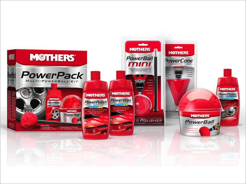 美國MOTHERS汽車美容護理產(chǎn)品包裝設計