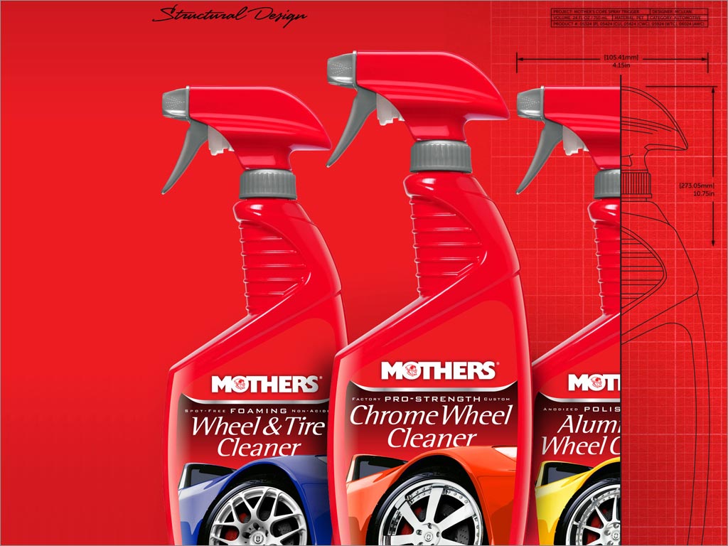 美國MOTHERS汽車美容護理產(chǎn)品包裝設計
