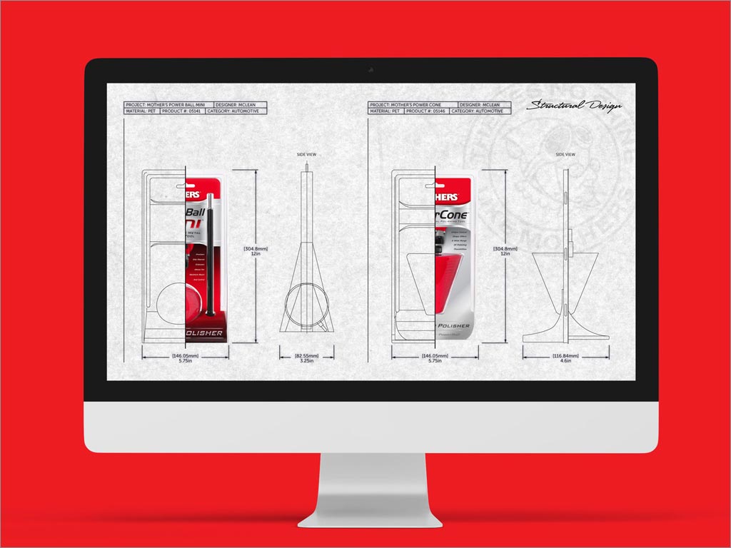 美國MOTHERS汽車美容護理產(chǎn)品包裝設計之網(wǎng)站展示效果圖