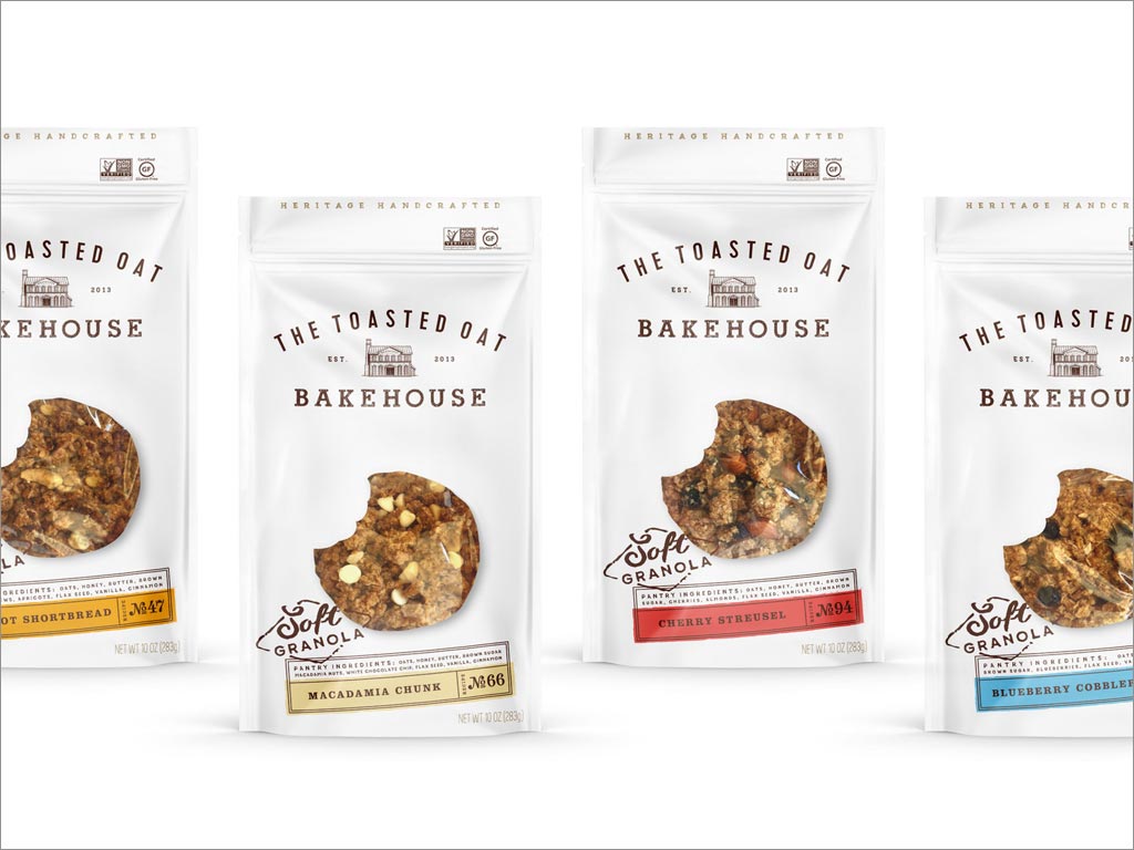 美國帶來懷舊之情的面包食品包裝設(shè)計(jì)