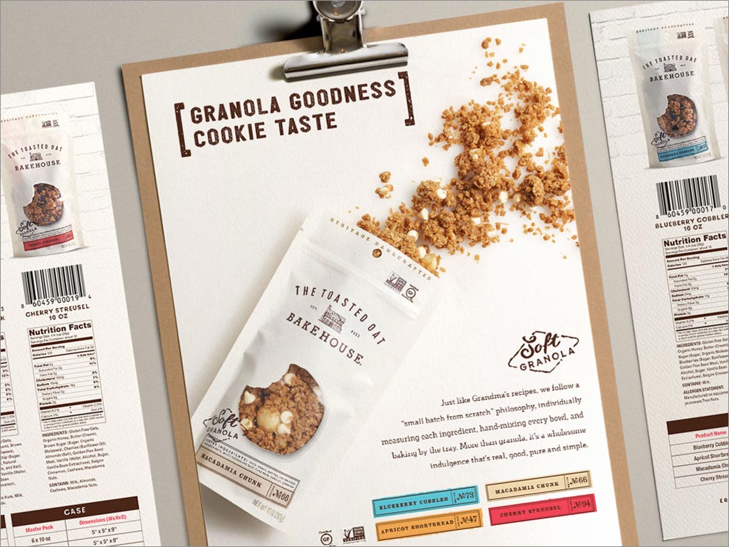 美國帶來懷舊之情的面包食品宣傳彩頁設(shè)計(jì)