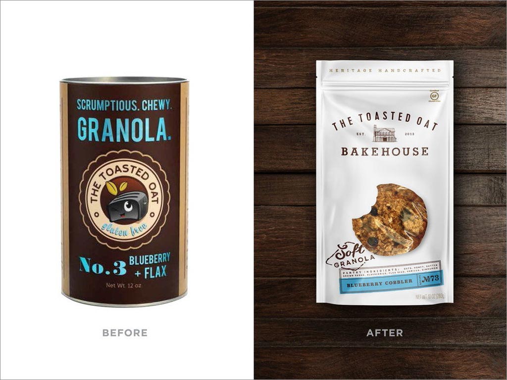 美國帶來懷舊之情的面包食品新舊包裝設(shè)計(jì)對比