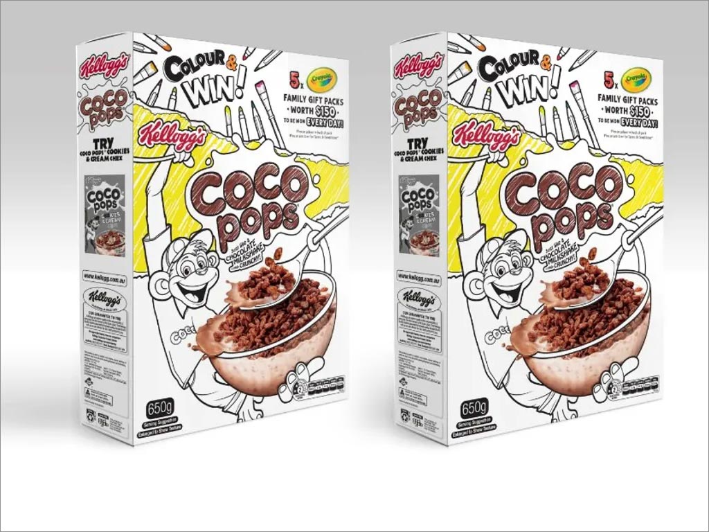 Kellogg's充滿童趣的嬰兒食品包裝設(shè)計