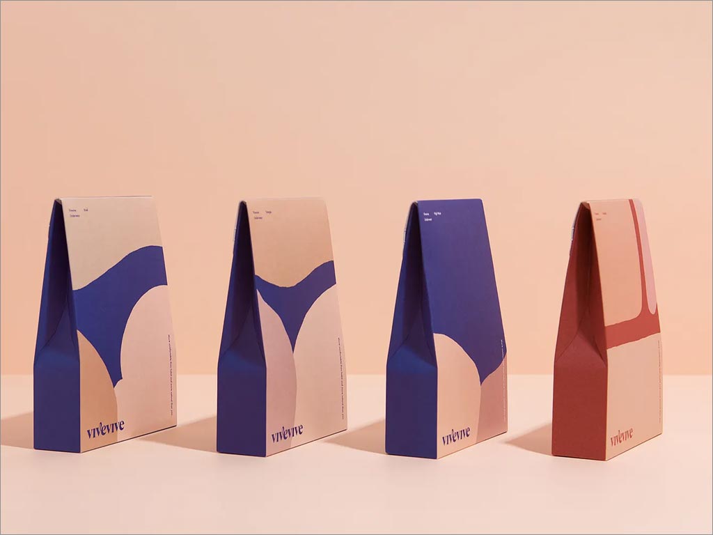 韓國Vivevive系列內(nèi)衣包裝盒設(shè)計(jì)