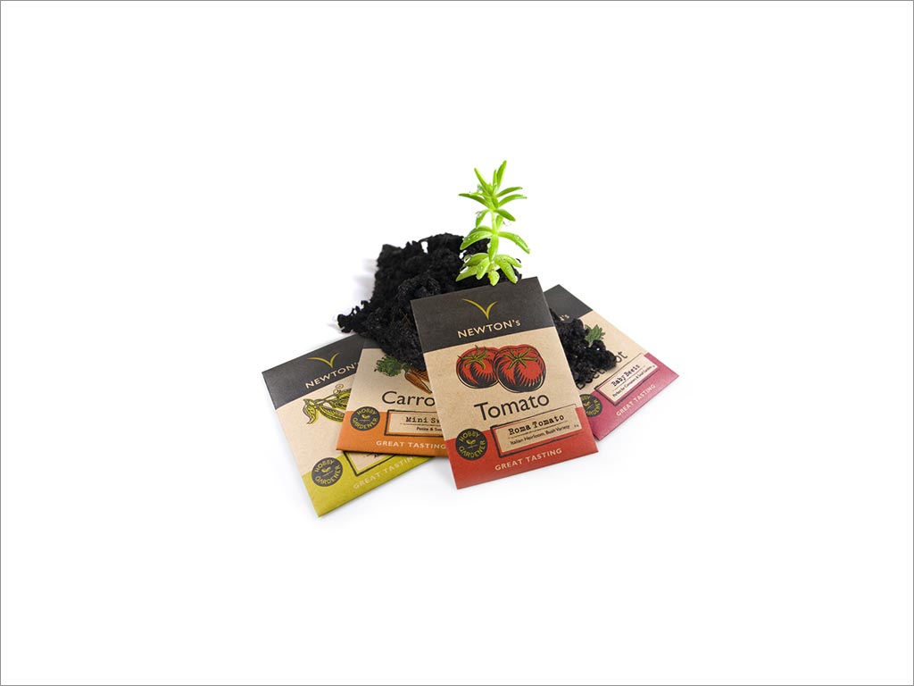 漂亮的種子包裝設(shè)計(jì)，不太花哨，但仍然現(xiàn)代而新鮮