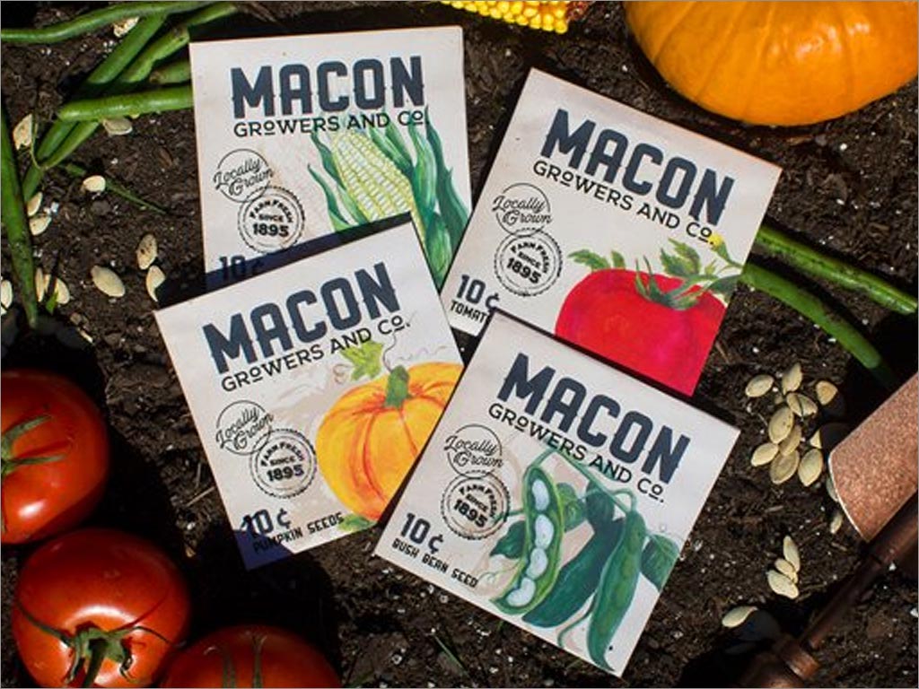 出色的種子包裝設(shè)計(jì)，喜歡南瓜和番茄的鮮艷色彩