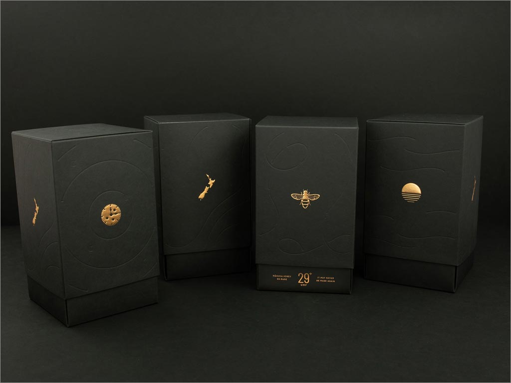 新西蘭高檔蜂蜜禮盒包裝設(shè)計(jì)