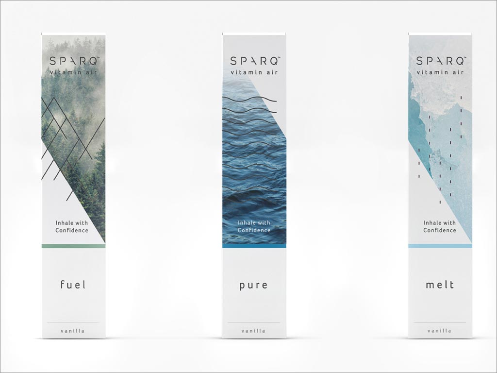 Sparq類電子煙吸入器包裝設計