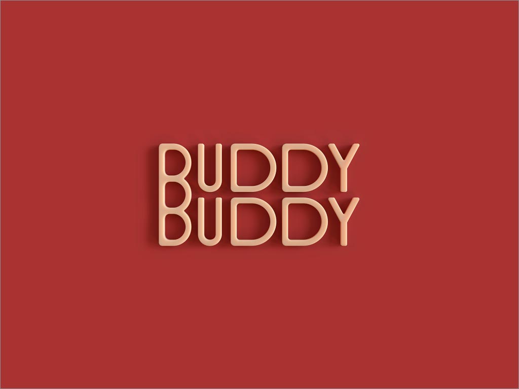 比利時Buddy Buddy堅果醬logo設(shè)計