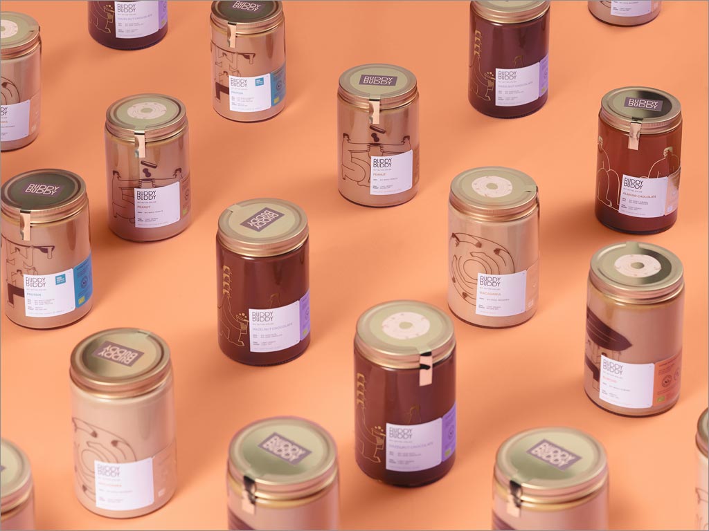 比利時Buddy Buddy堅果醬包裝設(shè)計