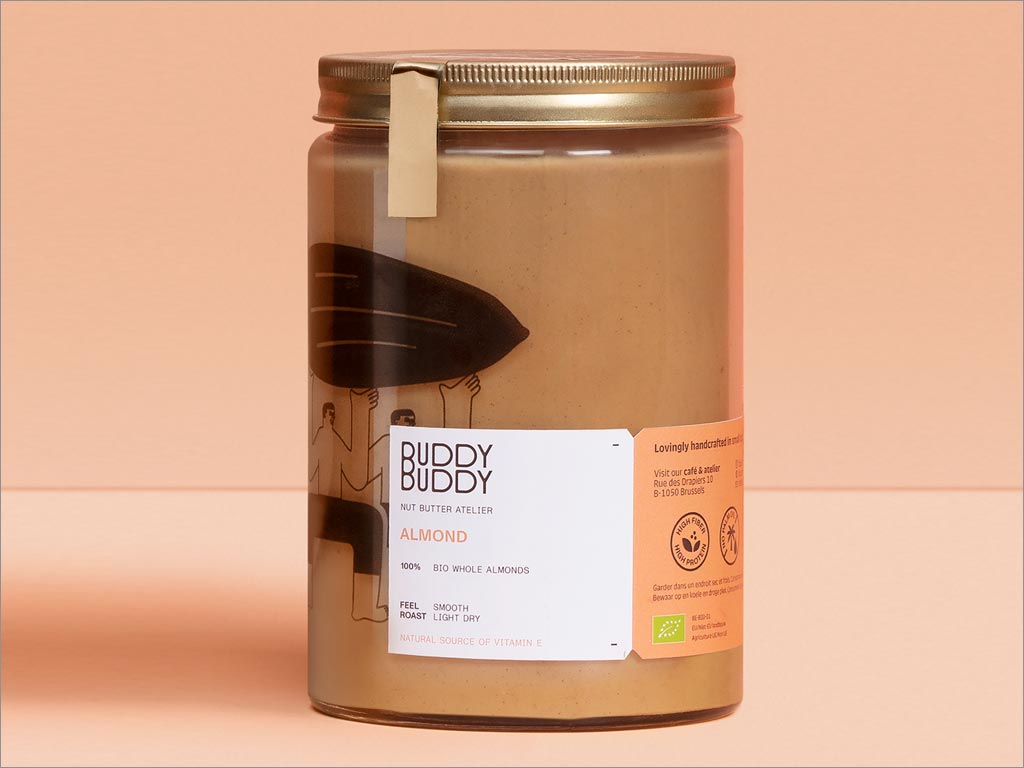 比利時Buddy Buddy堅果醬包裝設(shè)計