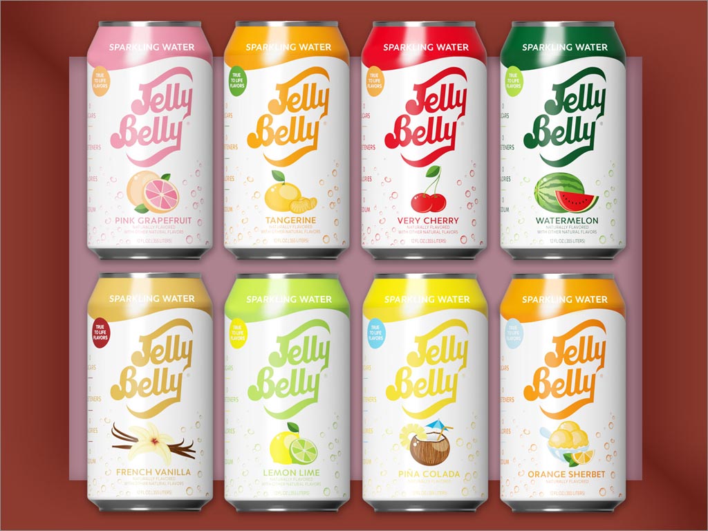 Jelly Belly系列調(diào)味蘇打水包裝設計