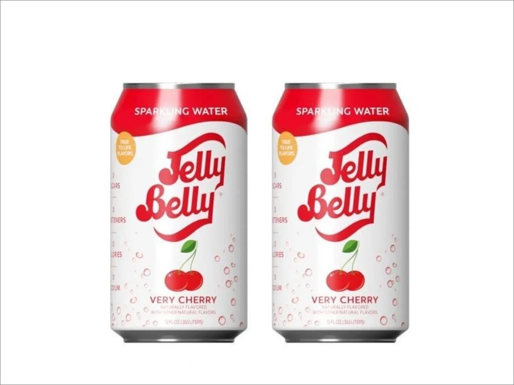 Jelly Belly櫻桃味蘇打水包裝設計