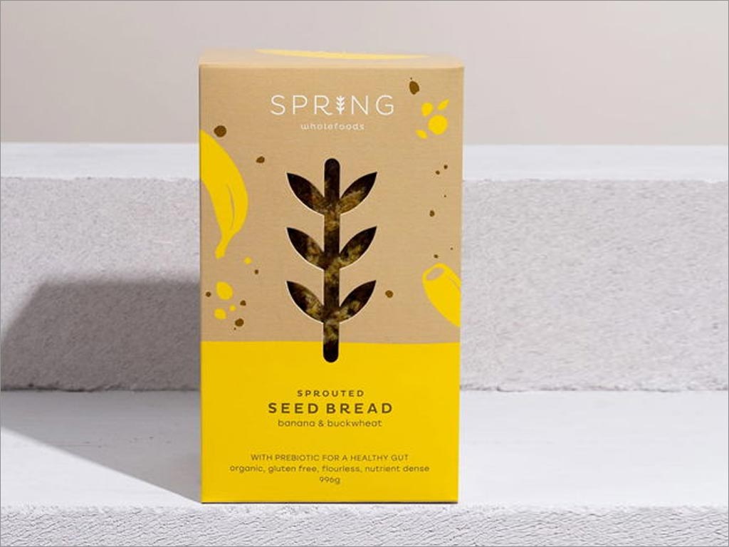 澳大利亞Spring Wholefoods面包食品包裝設(shè)計