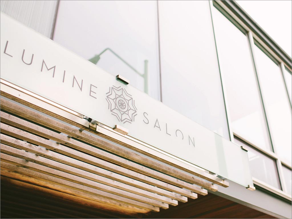美國Lumine Salon美容美發(fā)沙龍店面門頭設(shè)計(jì)
