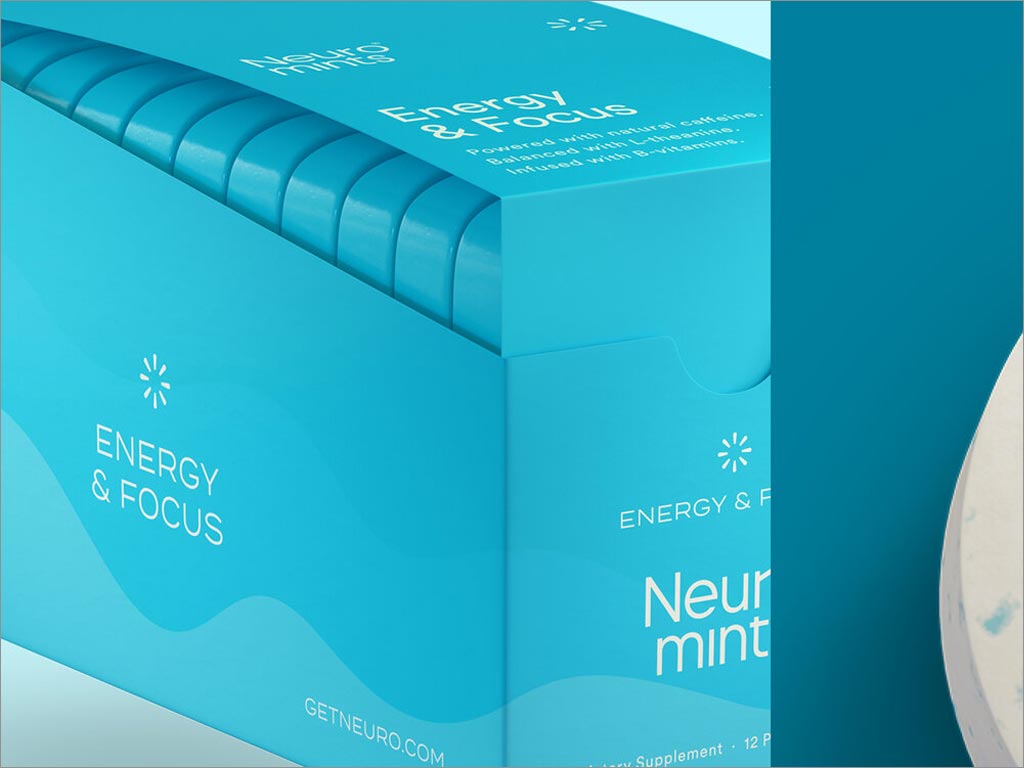 美國(guó)Neuro口香糖薄荷糖紙盒包裝設(shè)計(jì)