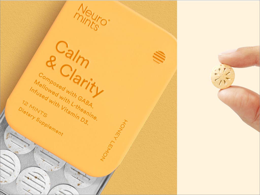 美國(guó)Neuro Calm＆Clarity口香糖薄荷糖包裝設(shè)計(jì)