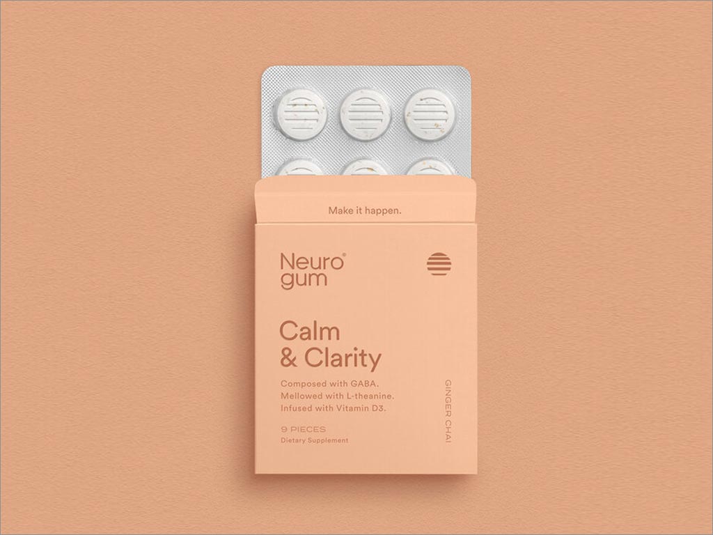 美國(guó)Neuro口香糖薄荷糖包裝設(shè)計(jì)開盒展示圖