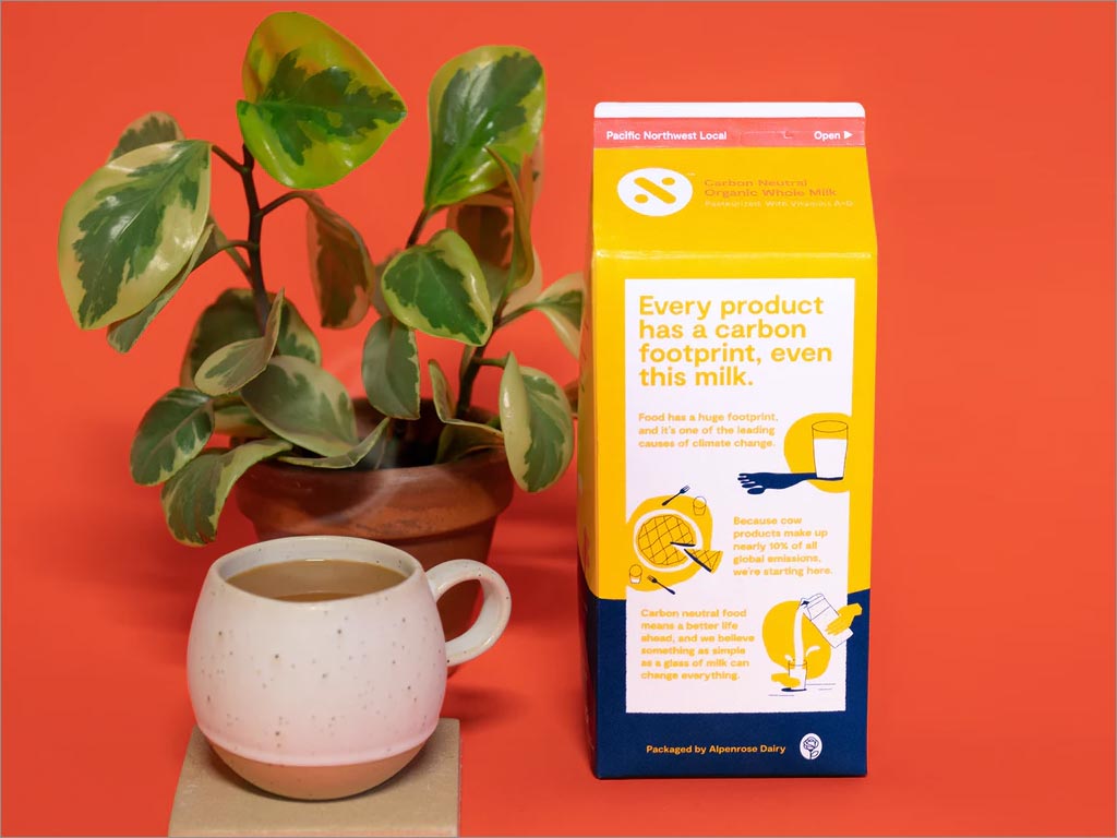 美國(guó)Neutral牛奶利樂磚包裝設(shè)計(jì)之背面