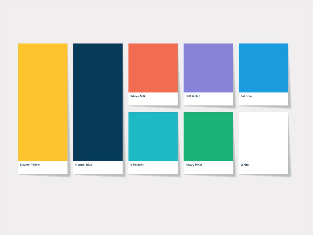 美國(guó)Neutral牛奶利樂磚包裝設(shè)計(jì)之標(biāo)準(zhǔn)色規(guī)范