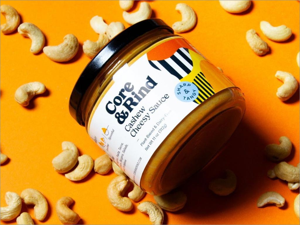 美國Core＆Rind植物性奶酪蘸料包裝設(shè)計(jì)之實(shí)物照片