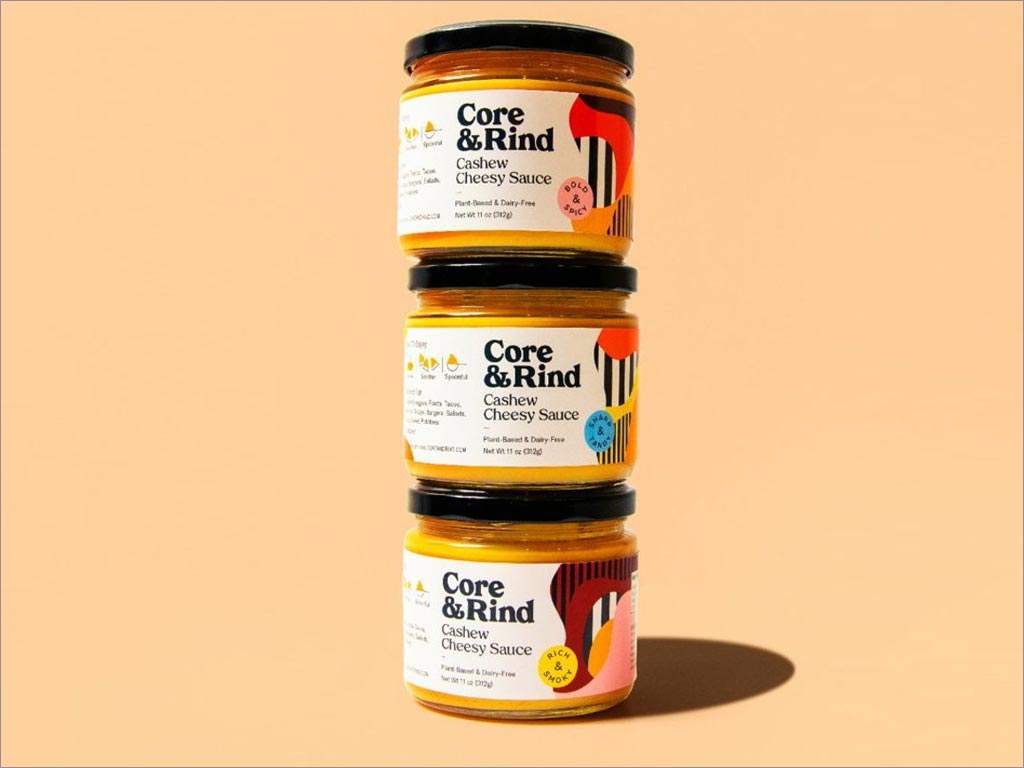 美國Core＆Rind植物性奶酪蘸料包裝設(shè)計(jì)