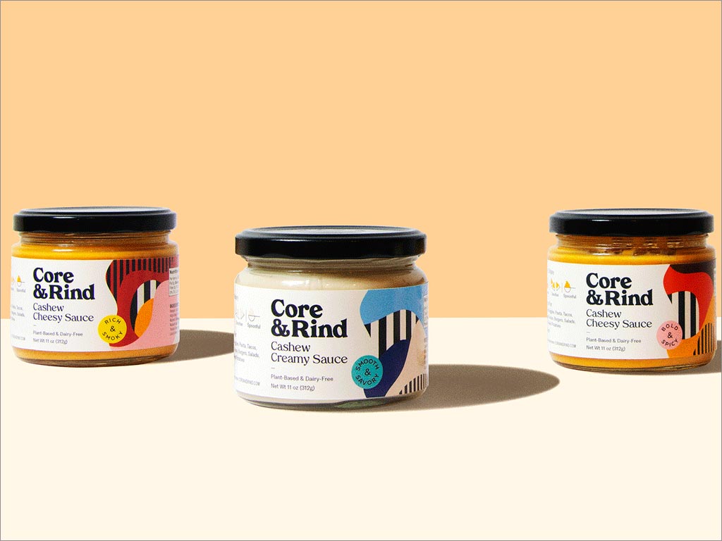 美國Core＆Rind植物性奶酪蘸料包裝設(shè)計(jì)