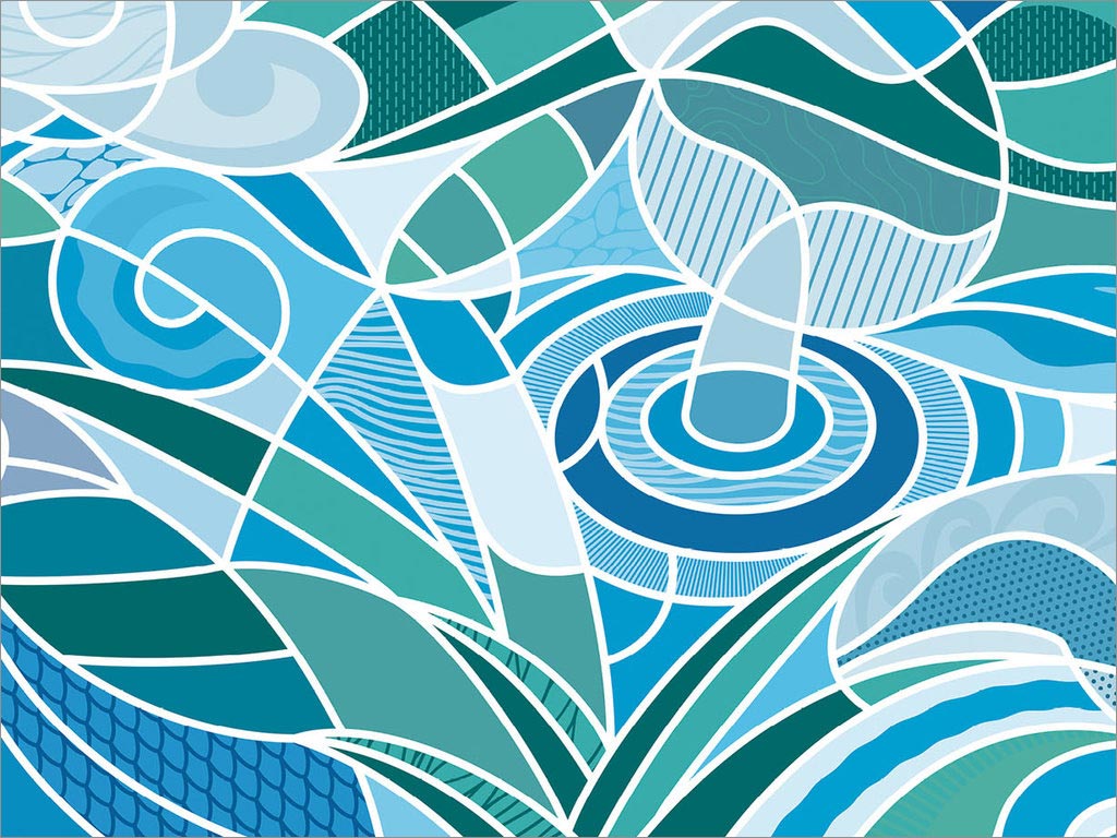 新西蘭Yummy Yo奶制品冷飲店品牌形象設(shè)計之輔助圖形設(shè)計