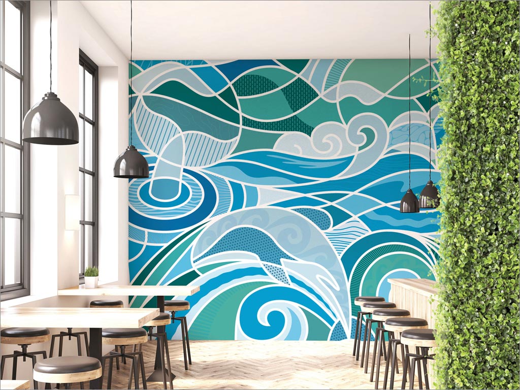 新西蘭Yummy Yo奶制品冷飲店面環(huán)境設(shè)計