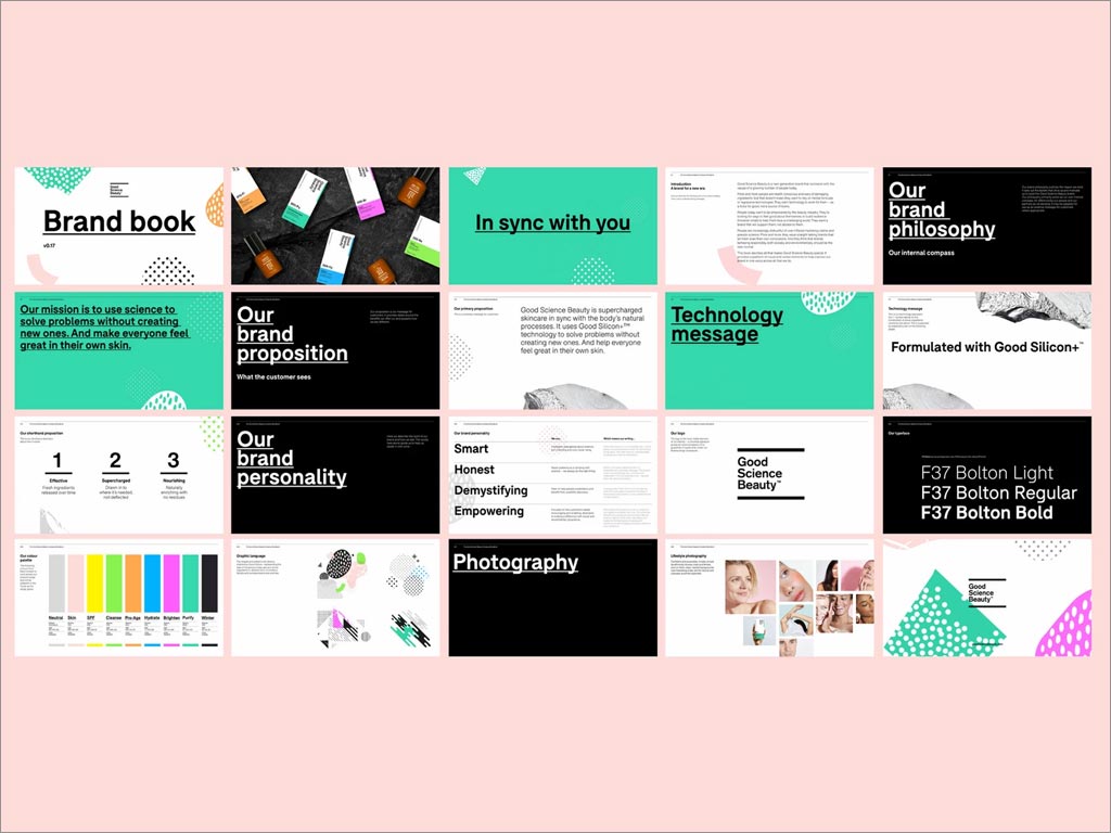 美國good science beauty護膚產(chǎn)品手冊設計