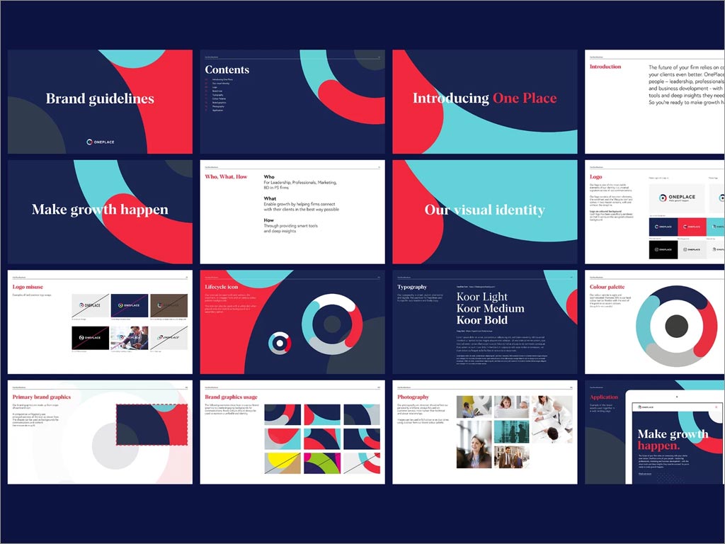 英國(guó)OnePlace客戶(hù)關(guān)系管理系統(tǒng)品牌形象vi設(shè)計(jì)