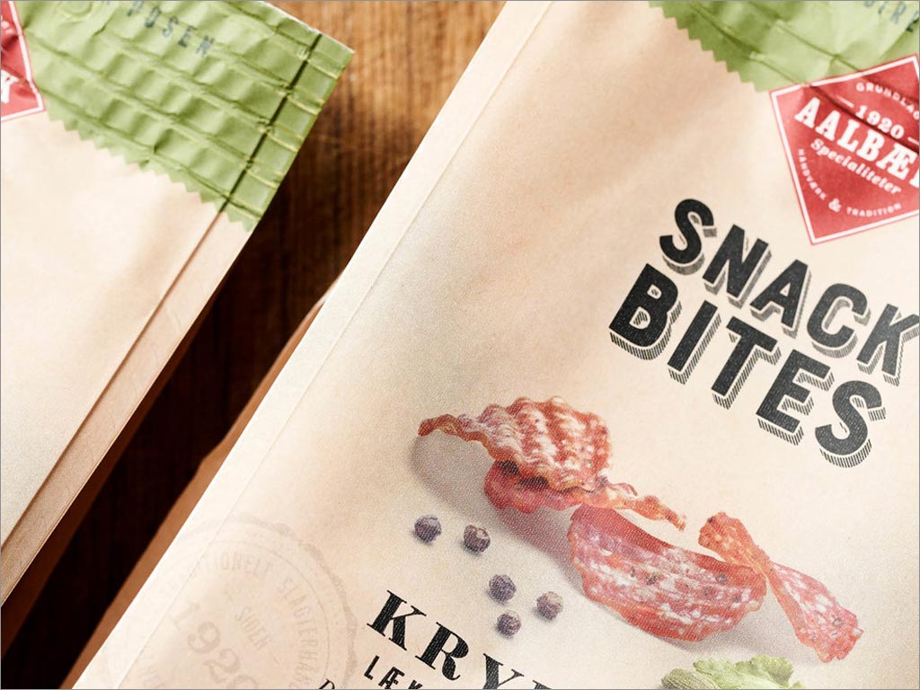 英國奧爾貝克特產(chǎn)零食小吃包裝設計之局部特寫