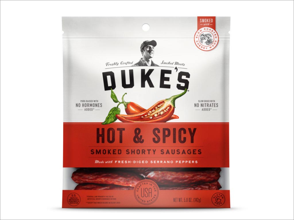 美國Duke煙熏香辣香腸包裝設(shè)計(jì)
