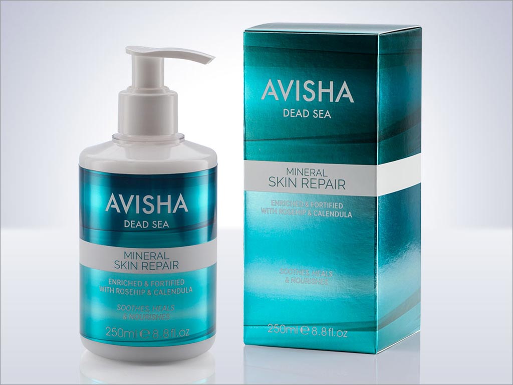 英國Avisha死海的身體護(hù)理產(chǎn)品包裝設(shè)計(jì)