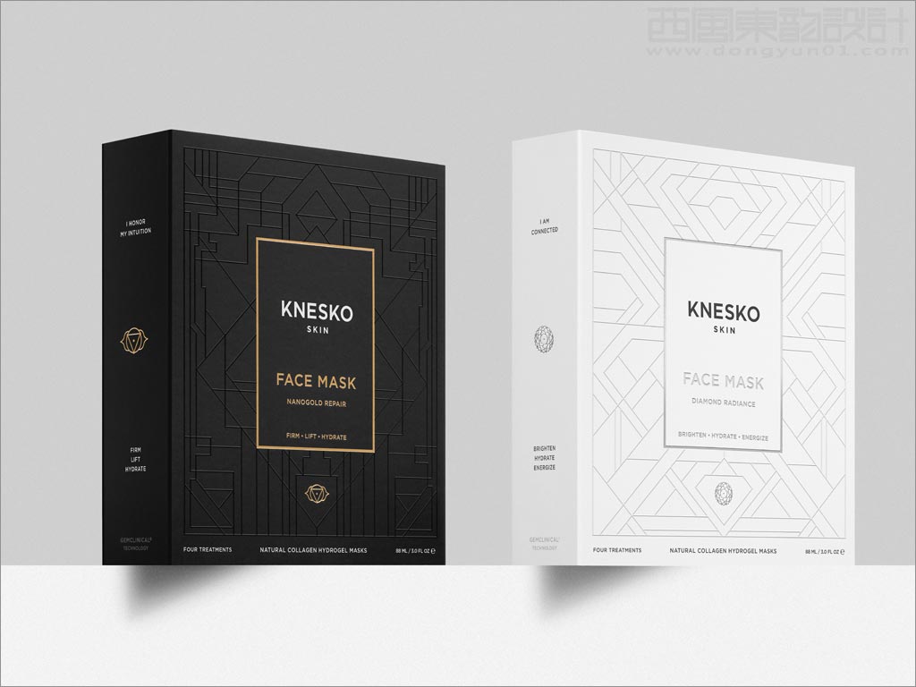美國KNESKO SKIN面膜禮盒包裝設(shè)計(jì)