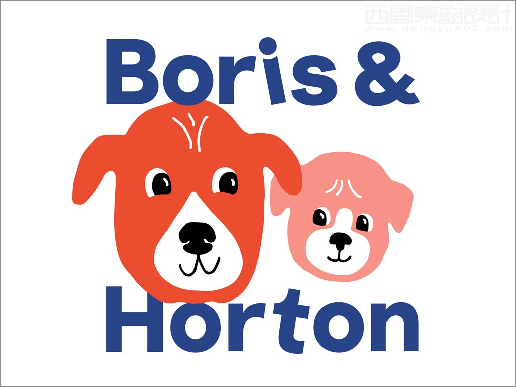 美國Boris＆Horton寵物用品館logo設(shè)計(jì)