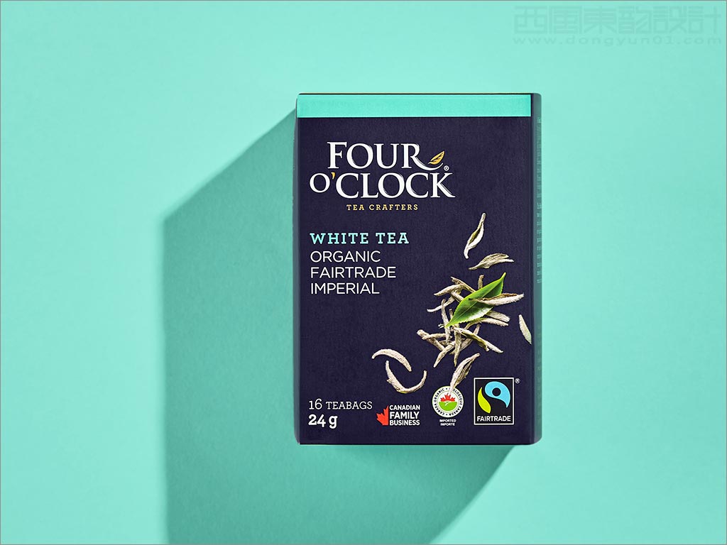 加拿大Four O'Clock有機茶飲品包裝盒設(shè)計
