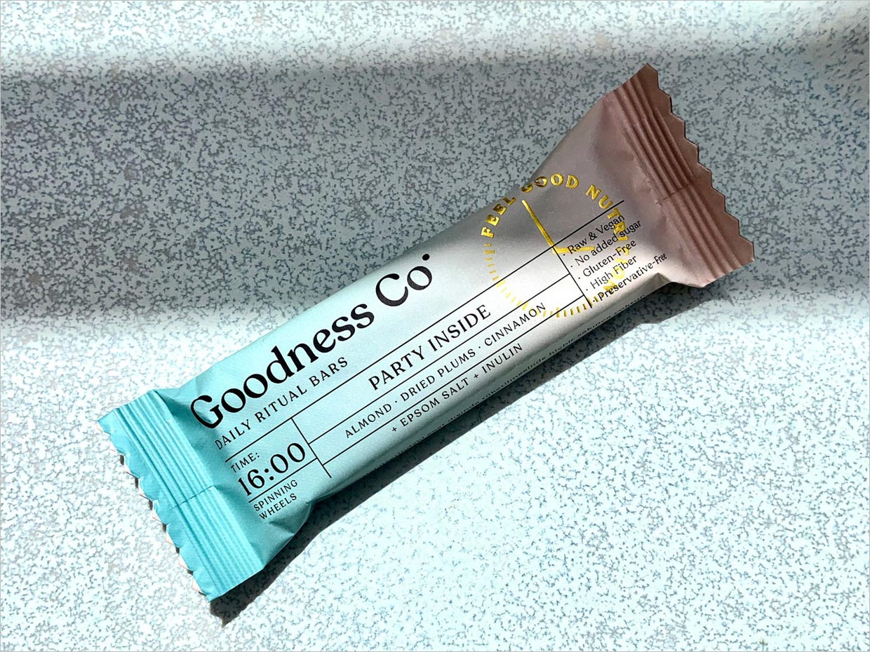土耳其Goodness能量棒功能性零食小吃包裝袋設(shè)計