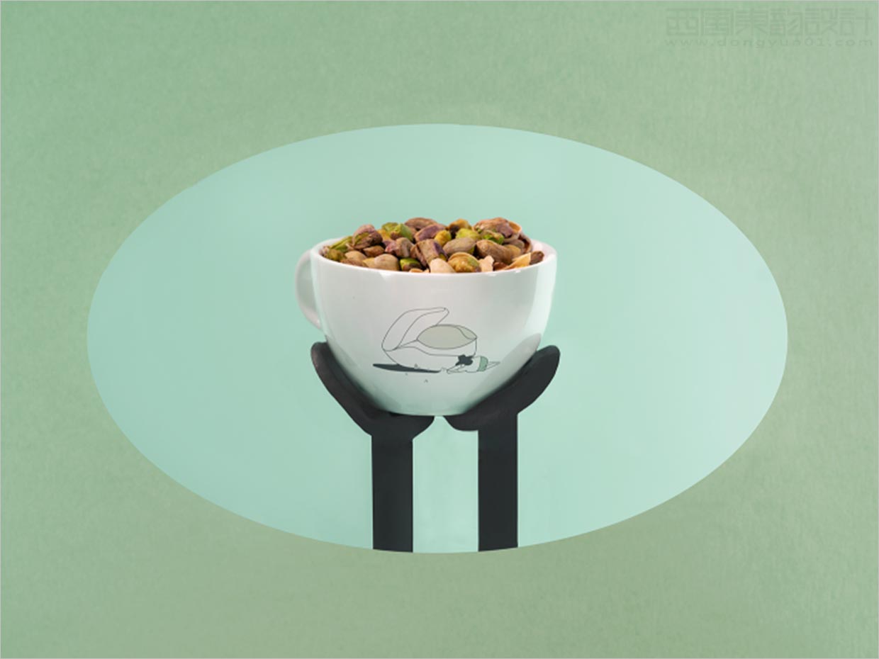 美國Tache開心果植物奶包裝設計之插圖設計