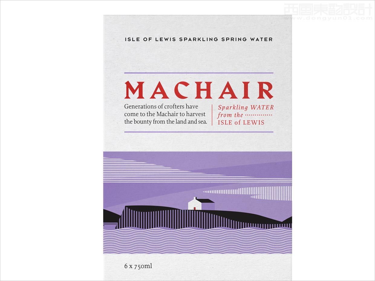 英國Machair礦泉水包裝設(shè)計之瓶標(biāo)設(shè)計