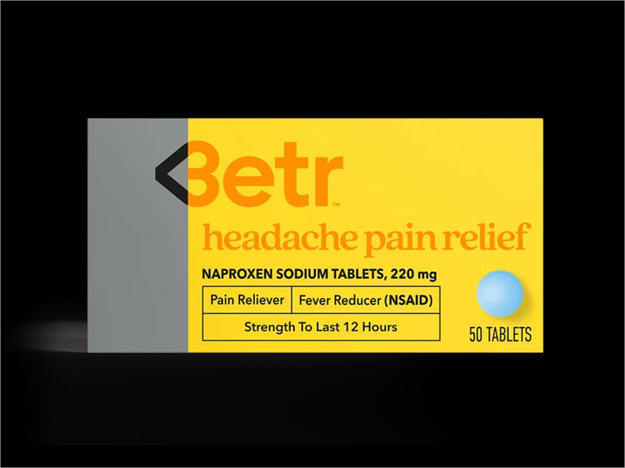 美國Betr OTC藥品包裝設(shè)計